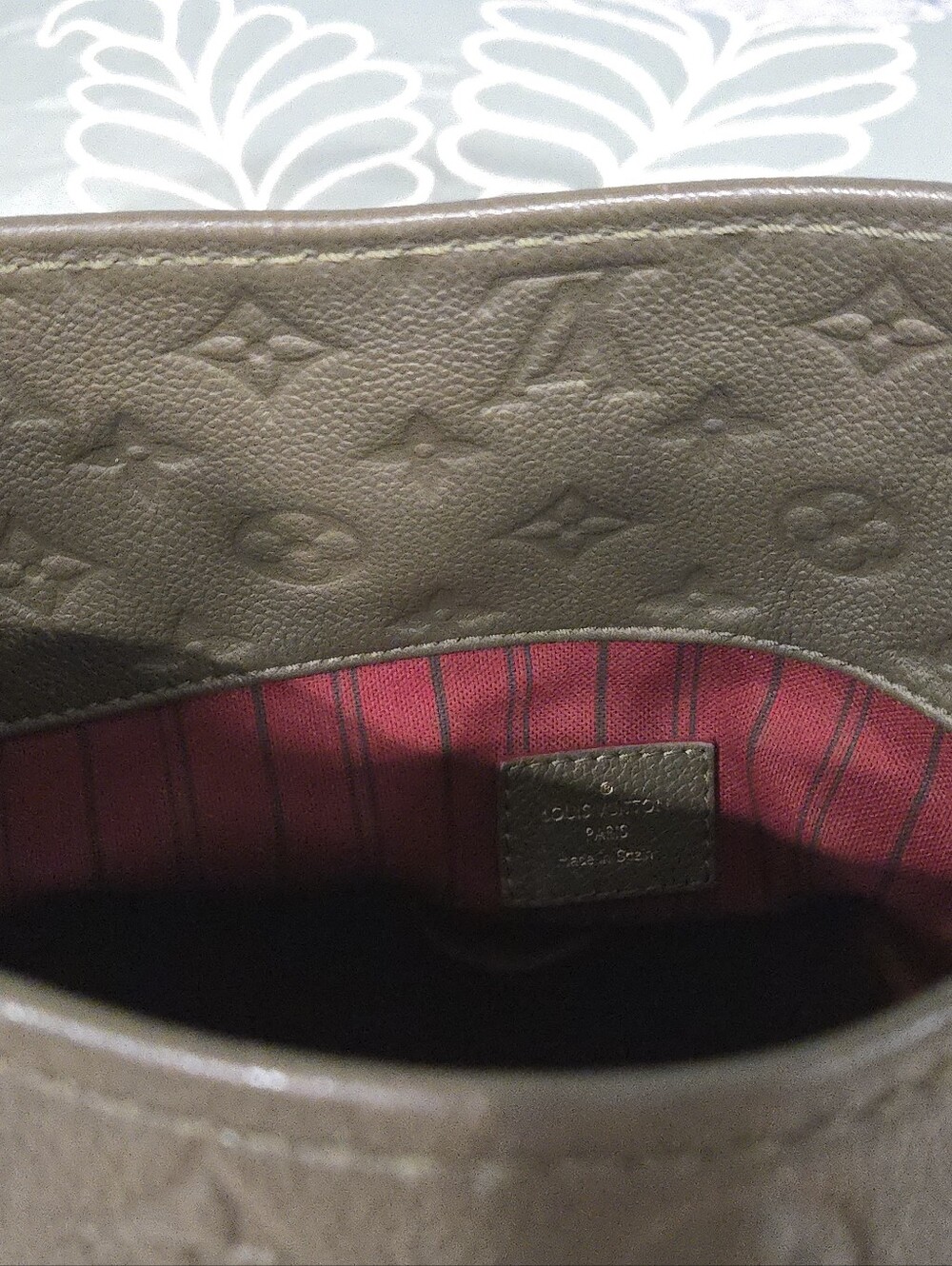 ULTRA RARE! LOUIS VUITTON Artsy MM Khaki Fango Empreinte - Picture 9 of 15